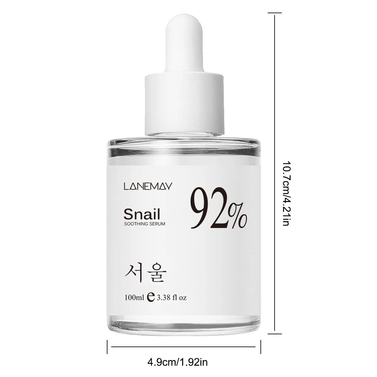Snail Mucin Facial Serum for Women | 92% Snail Mucin Essence, 100ml | Repairs Skin Barrier & Deeply Hydrates Dry, Sensitive Skin