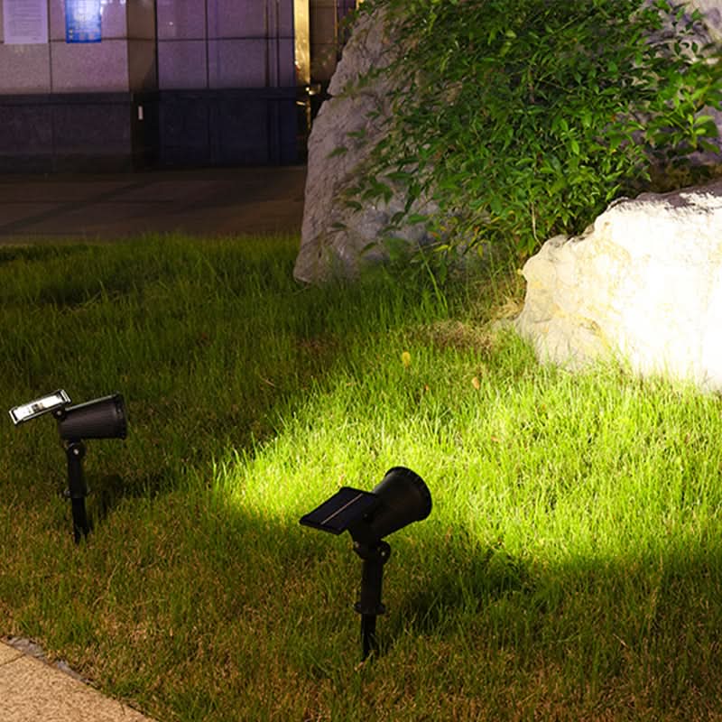Solar Powered Garden Spotlight with Color-Changing LEDs - Weather-Resistant Design