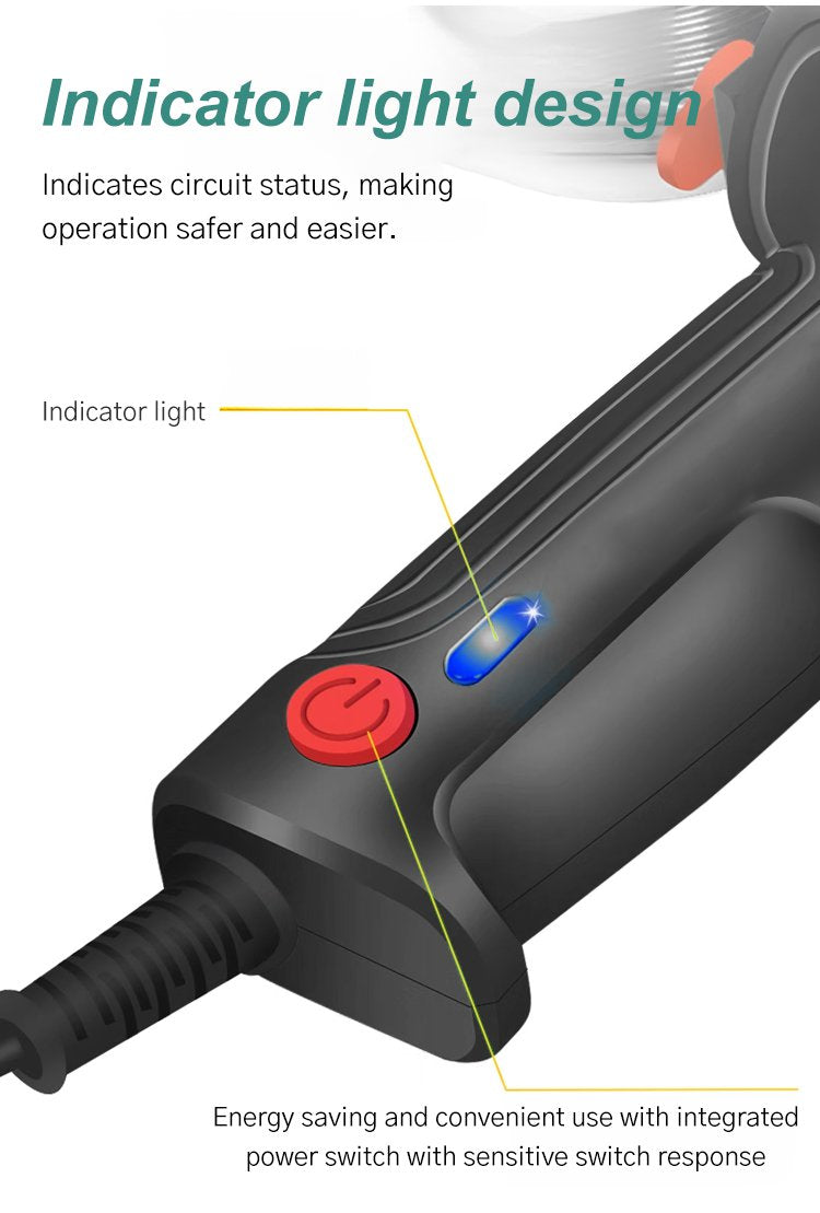 Soldering Gun | 20-Second Ceramic Core Heat-Up | Ergonomic One-Handed Control for Clean Precise Solder Joints Quickly