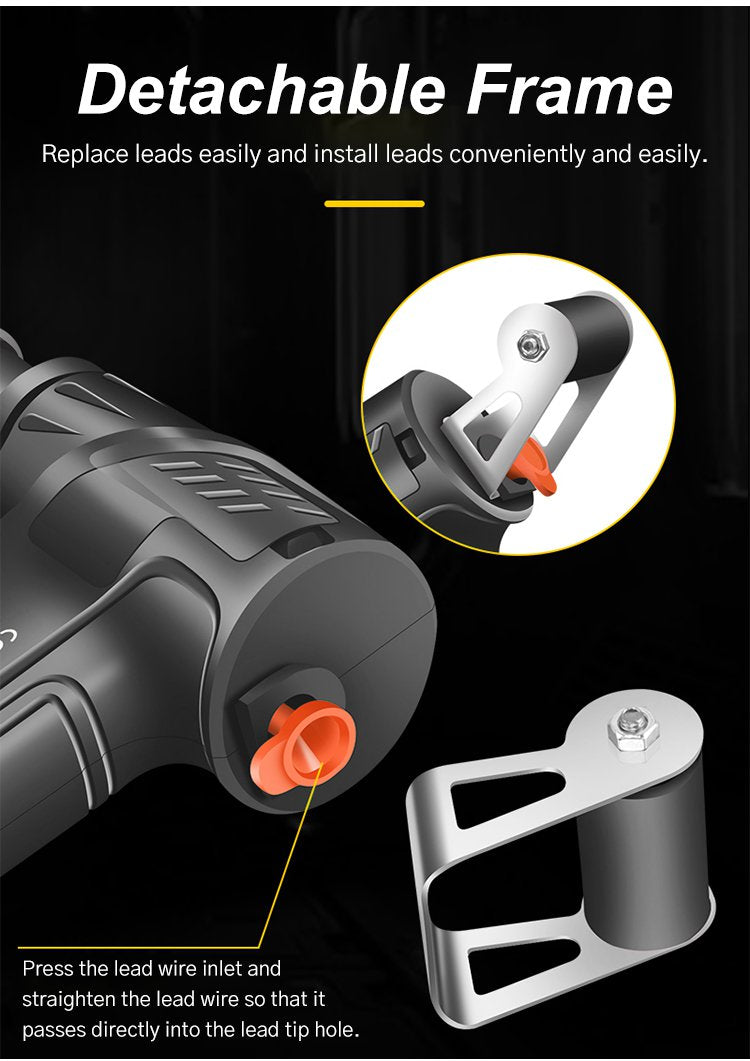 Soldering Gun | 20-Second Ceramic Core Heat-Up | Ergonomic One-Handed Control for Clean Precise Solder Joints Quickly