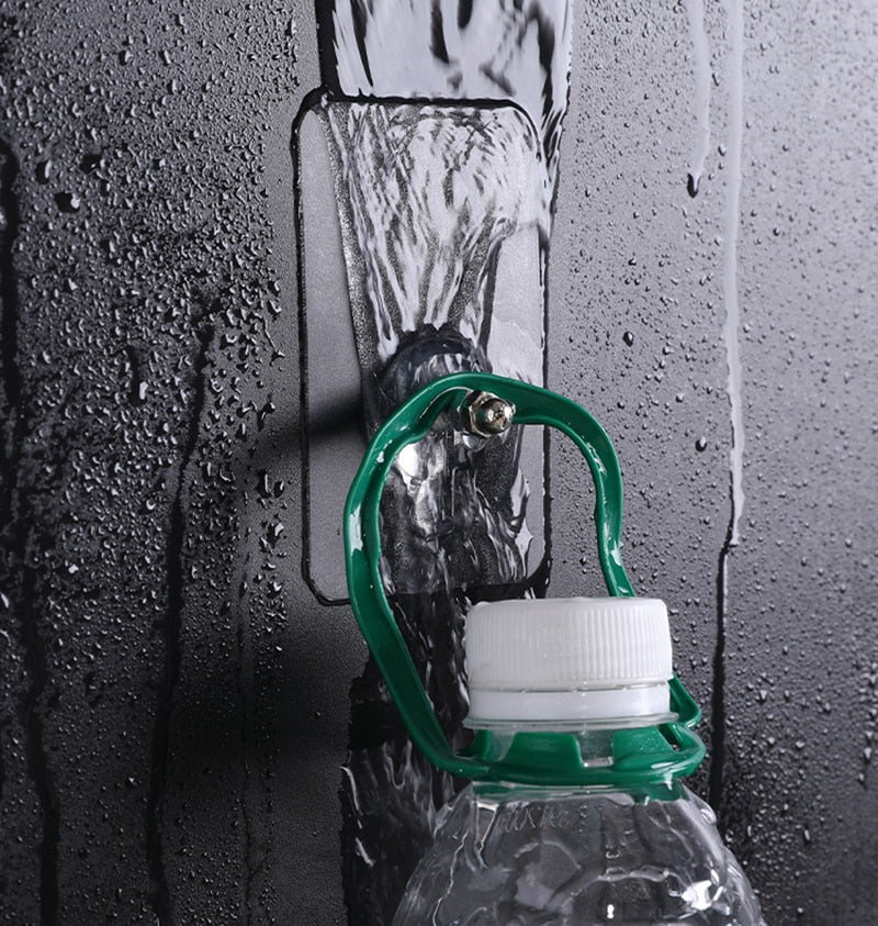 Sticky Hanger Punch-Free Transparent Heavy Duty PVC with 6 kg Load Capacity