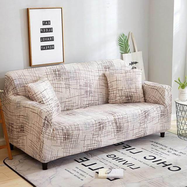 Stretch Sofa Cover Elastic Breathable Four Season with Foam Bar Insert