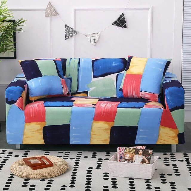 Stretch Sofa Cover Elastic Breathable Four Season with Foam Bar Insert