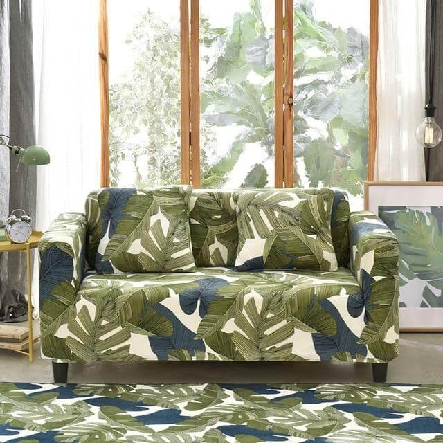 Stretch Sofa Cover Elastic Breathable Four Season with Foam Bar Insert