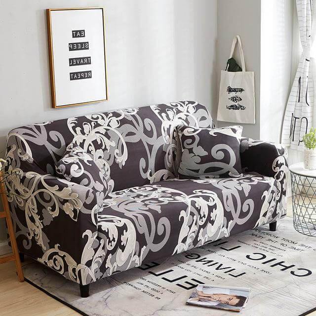 Stretch Sofa Cover Elastic Breathable Four Season with Foam Bar Insert