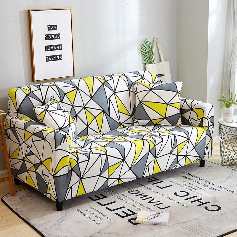 Stretch Sofa Cover Elastic Breathable Four Season with Foam Bar Insert