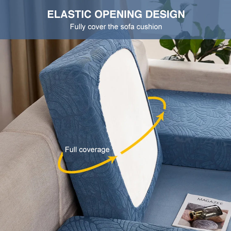 Stretch Sofa Cover Polyester | Elastic Fit, Pet & Stain Protection | Fits Single, Double or Triple Seat Sofas Snugly