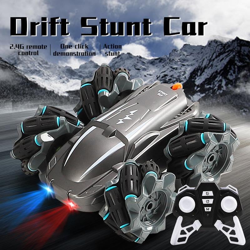 Stunt Car Toy Remote Control 2.4Ghz Mecanum Wheels with 360° Rotation