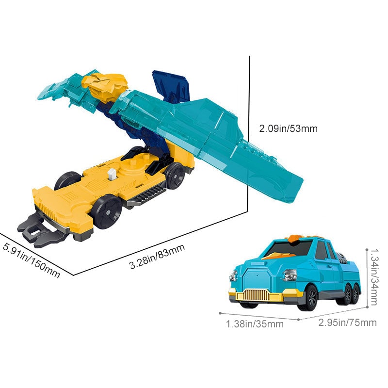 Stunt Toy Car Push-Powered ABS Reusable Compact with 720-Degree Flip