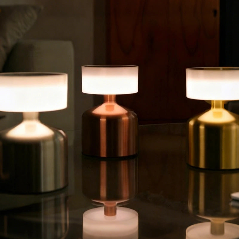 Table Lamp | Dimmable Ring Glow, Rounded Mushroom Shape