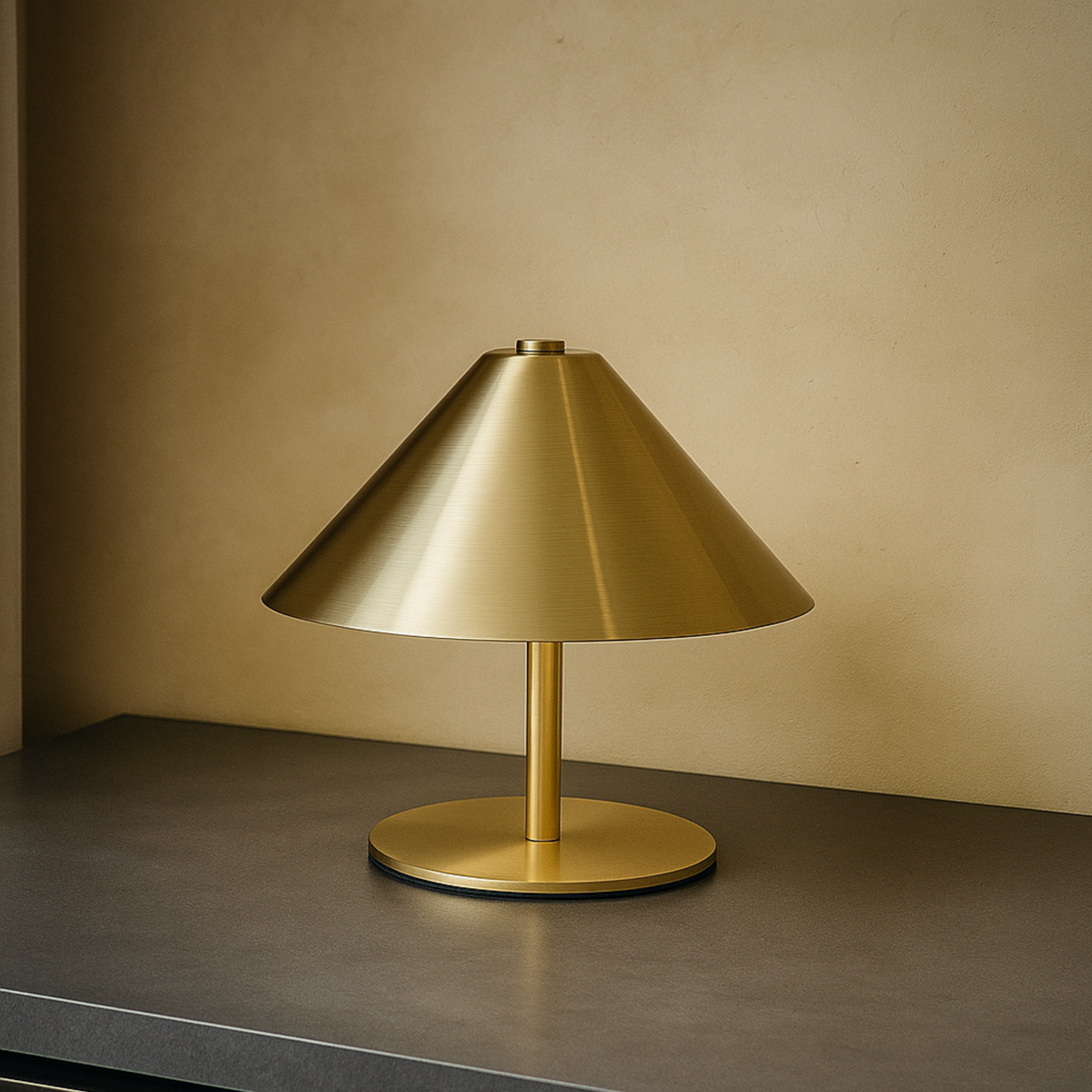 Table Lamp | Wide Cone Shade, Touch Dimming And Colour Modes