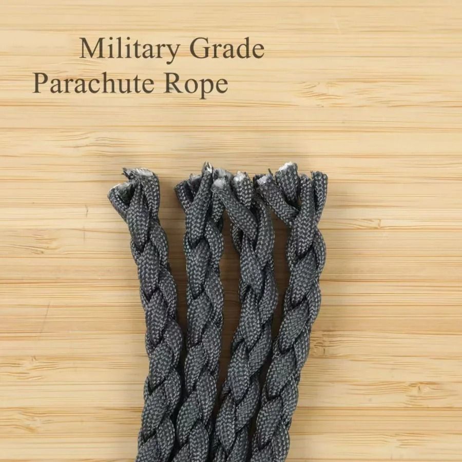 Tactical Paracord Lanyard Keychain | 550 Military-Grade Cord with HK Clips | Neck Carry for Camera, Hiking, Fishing Gear
