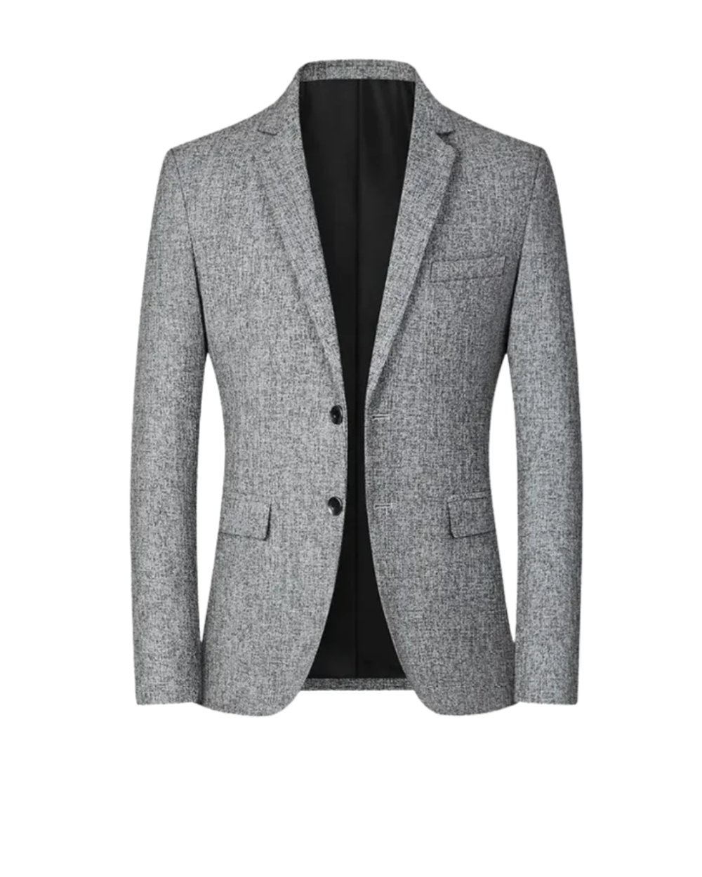 Tailored Blazer Jacket - Cotton - Tailored Fit - Two-Button - Flap Pockets