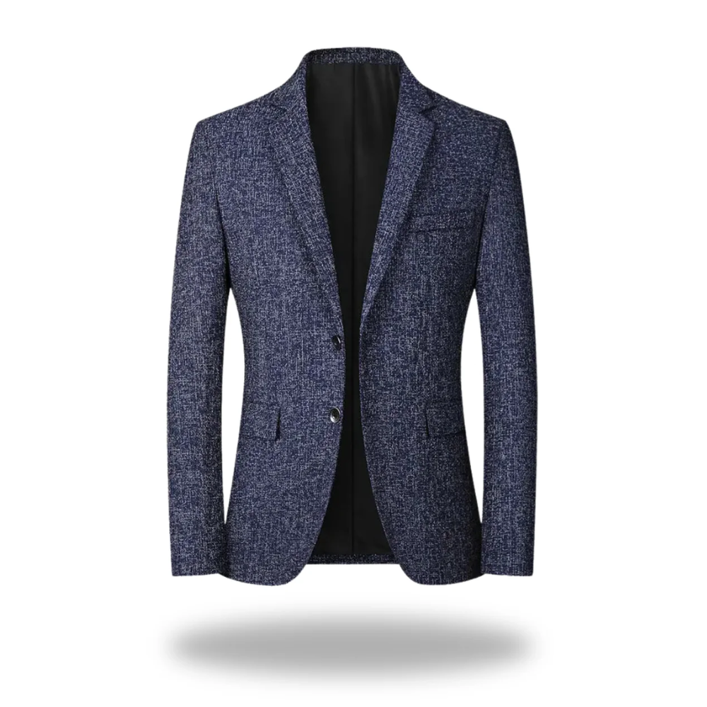 Tailored Blazer Jacket - Cotton - Tailored Fit - Two-Button - Flap Pockets