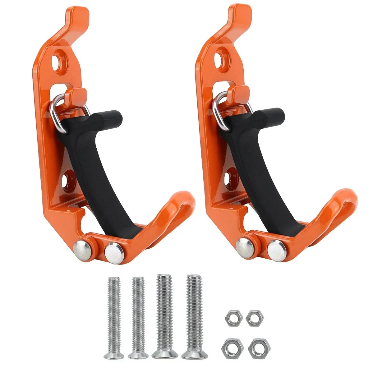 Tool Mounting Clamp Set Zinc Alloy | Fits Tools 0.67 to 1.57 Inch Diameter | Holds Up to 32 lbs Per Clamp, Rattle-Free