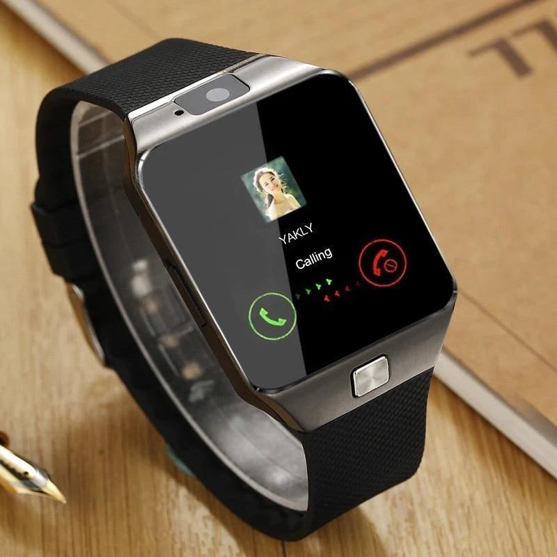Touchscreen Smart Watch | Square Screen, Camera On Bezel