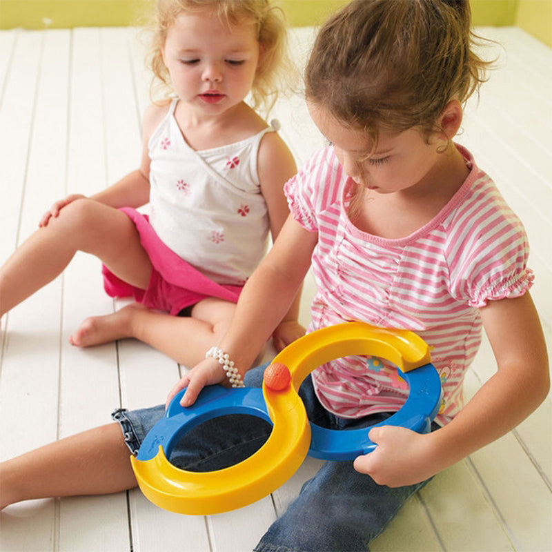 Track Ball Coordination Toy for Kids and Adults | S-Shaped Lane, 3 Balls | ABS Hand-Eye Coordination Training Toy