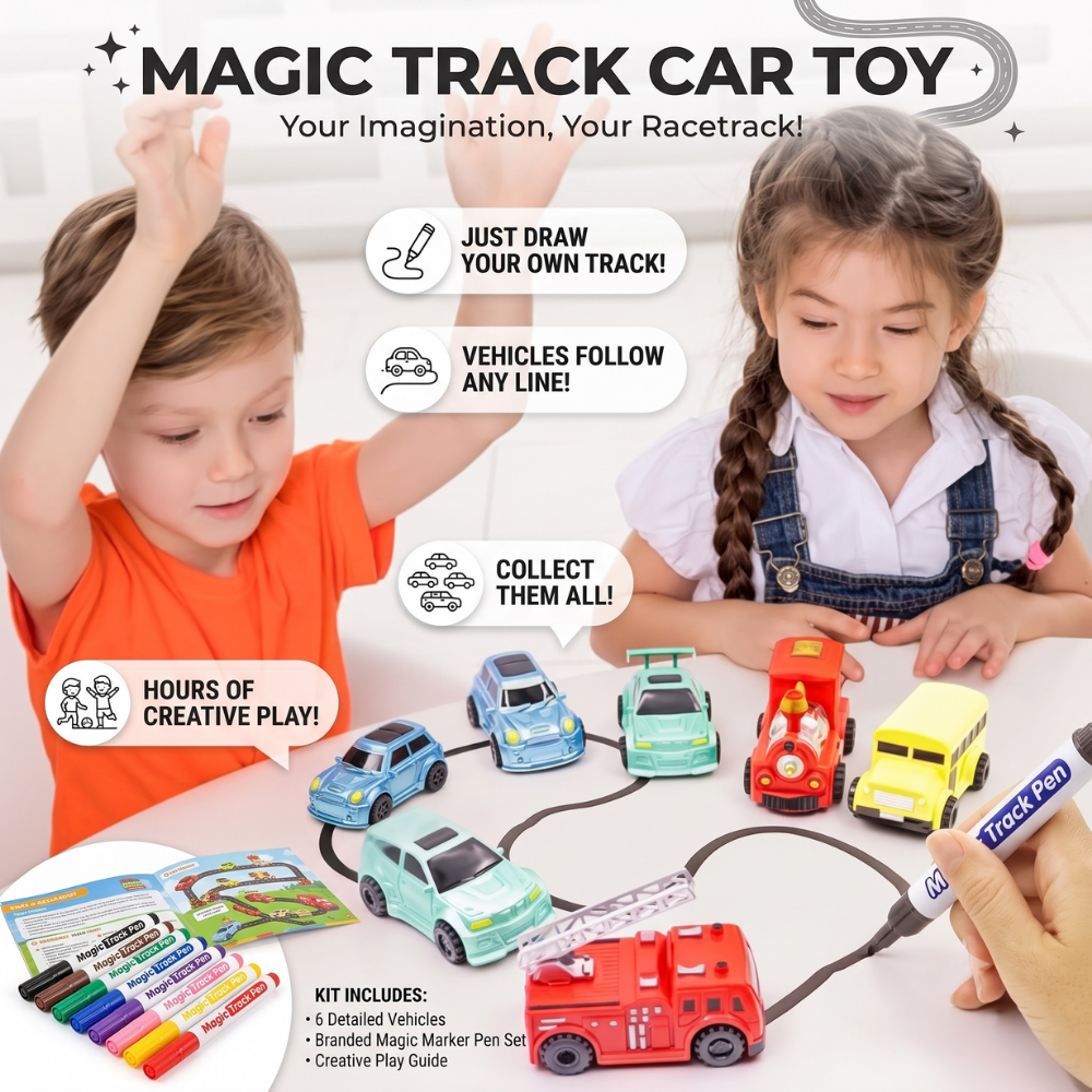 Track Car Toy | Line Following Inductive Train