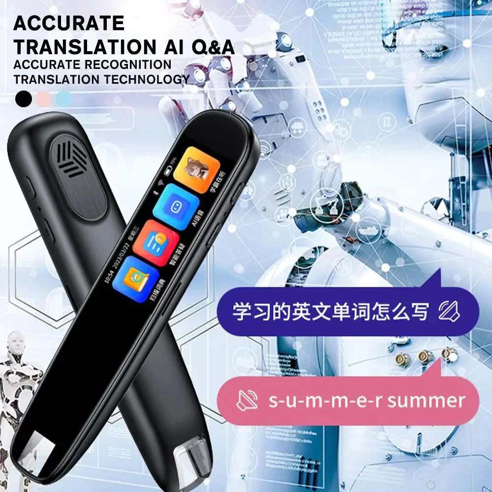 Translation Scanning Pen | Tall Touchscreen, Scanning Tip