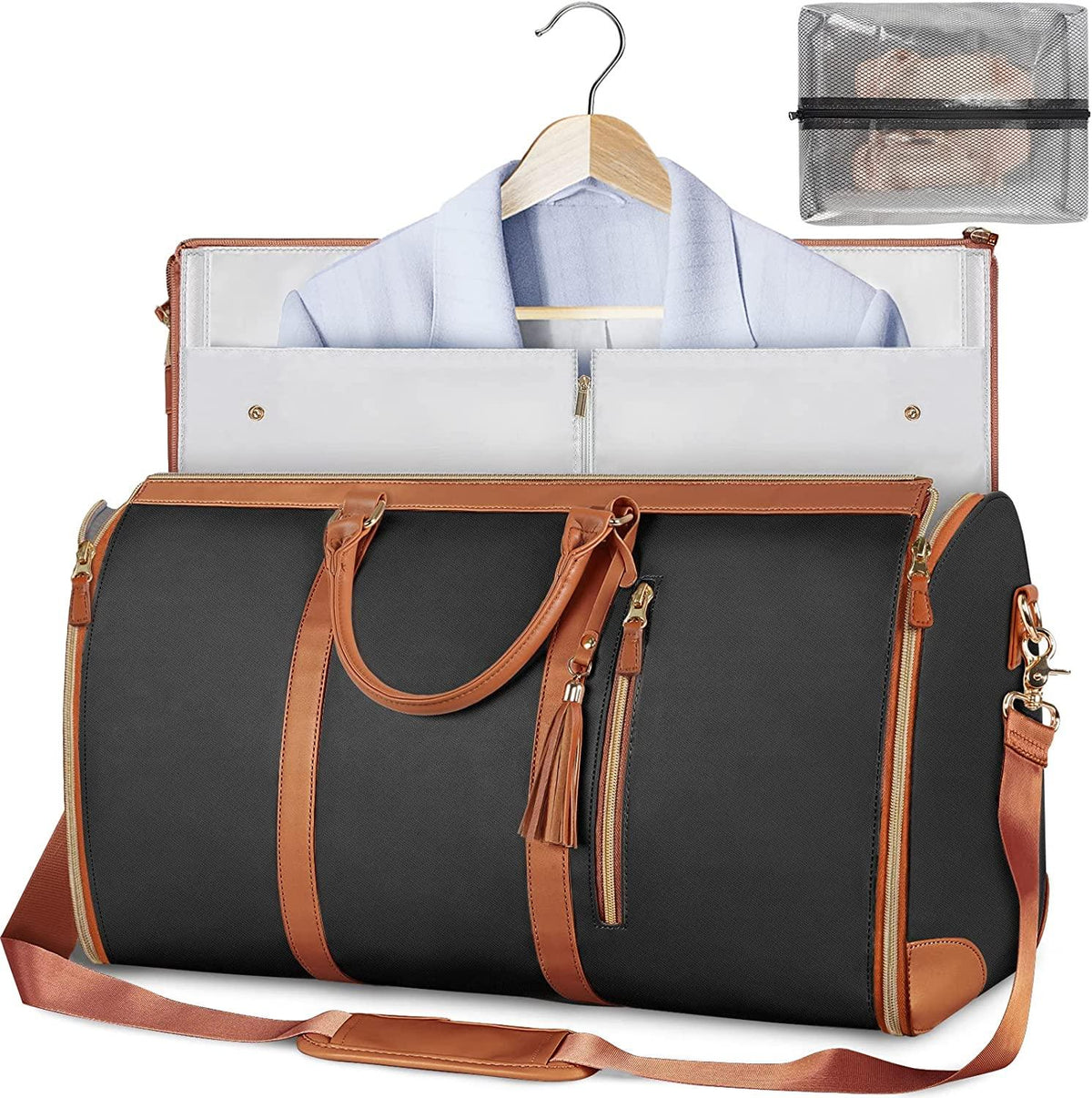 Trevano | Foldable PU Leather Storage Bag with Zipper Closure – Spacious Design for Suits
