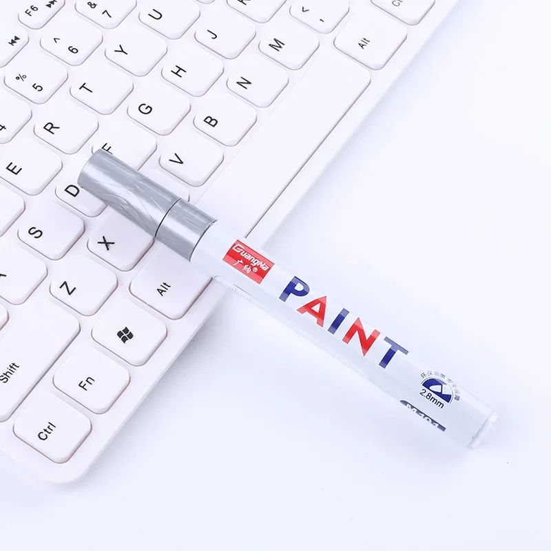 Tyre Paint Pen | Precision Tip for Rubber & Metal | Waterproof, Permanent Finish for Wheels, Treads & Auto Detailing