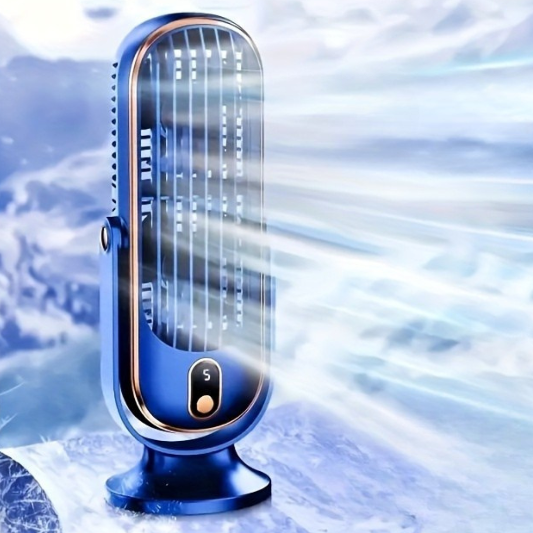 USB Desk Fan - Portable 360° Swivel Design with High-Velocity Airflow
