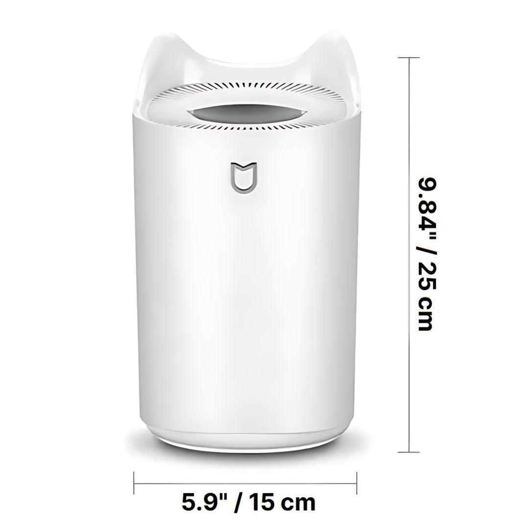 Ultrasonic Humidifier 3000ml Tank | 3 Mist Modes, Whisper-Quiet Operation | Up to 24 Hours Continuous Mist Output