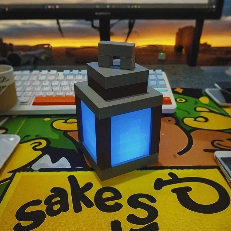 Pixel LED Night Light Rechargeable | Retro Gaming Design for Desk, Bedside & Setup | Cordless Ambient Lighting 10