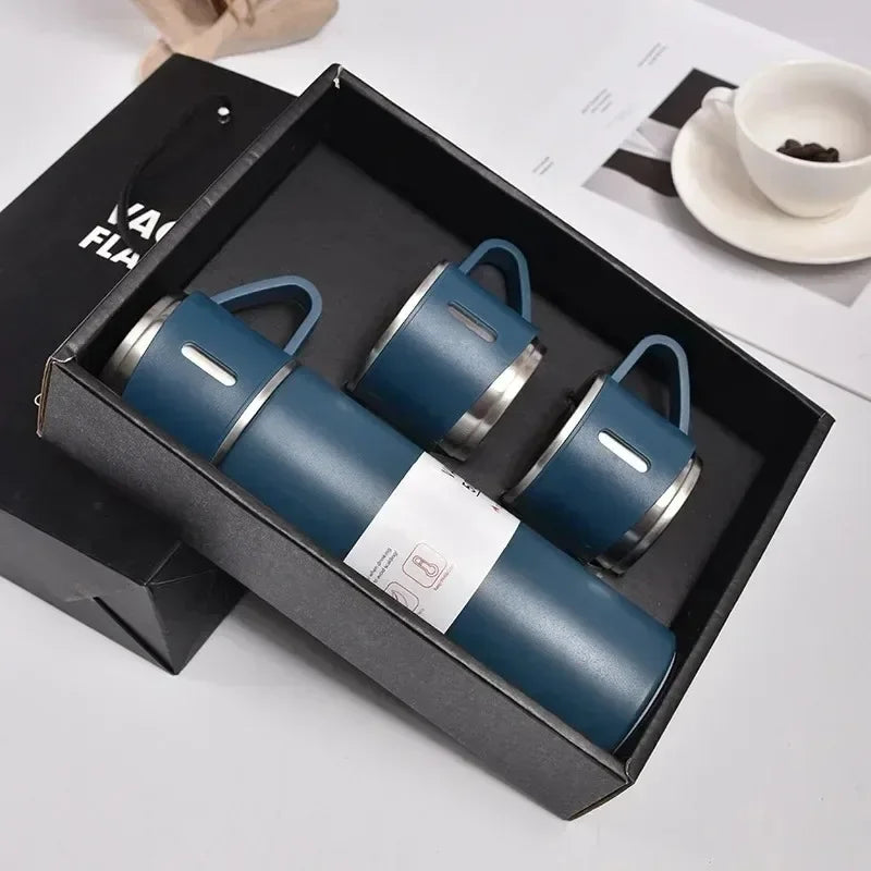 Vacuum Insulated Travel Mug Stainless Steel | 500ml Leak-Resistant Coffee Bottle | Keeps Drinks Hot or Cold for Hours