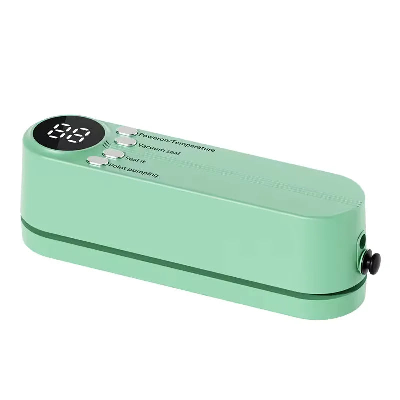 Vacuum Sealer | Cordless Handheld Bag Sealer with Digital Display