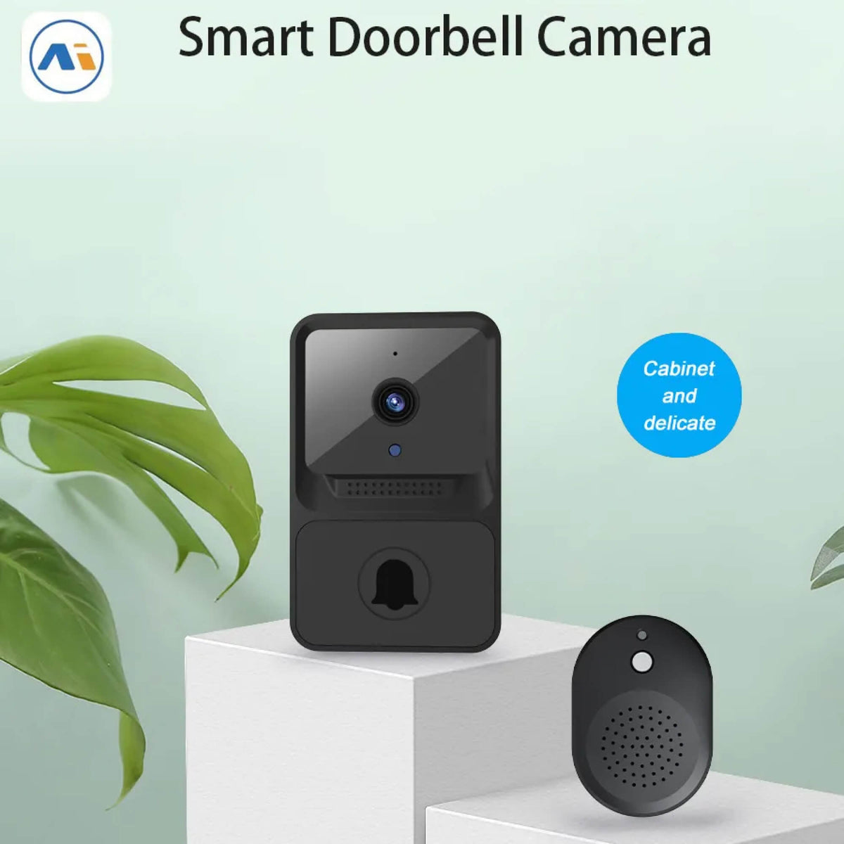 Video Doorbell Camera Wireless | HD Night Vision, WiFi App Control, 2-Way Audio | 365-Day Battery & Cloud Storage
