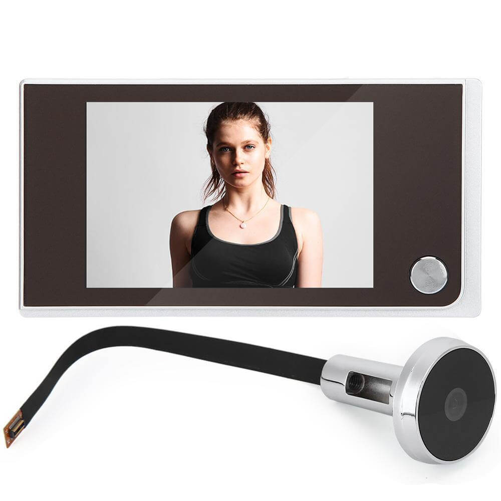 Video Doorbell Digital Peephole Viewer Wireless with HD Colour Sensor