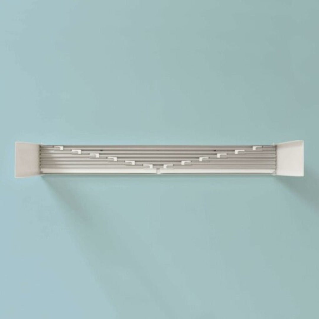 Wall-Mounted Drying Rack Foldable Stainless Steel Aluminium with 5 Bars