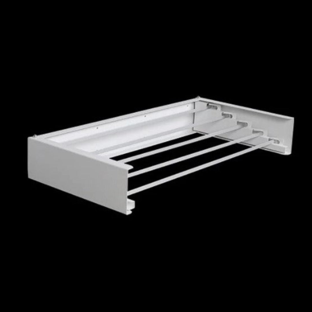 Wall-Mounted Drying Rack Foldable Stainless Steel Aluminium with 5 Bars