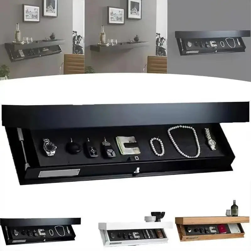 Wall Storage Shelf | Floating Shelf With Hidden Compartment