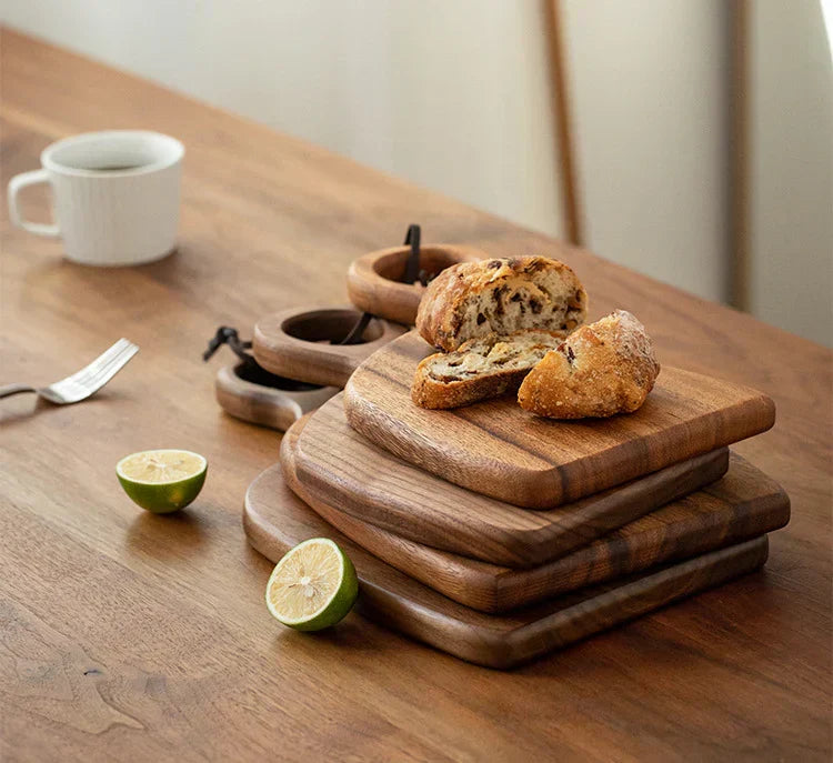 Walnut Chopping Board 35 x 25 x 2 cm | Double-Sided Design | Knife-Friendly Surface That Preserves Blade Sharpness