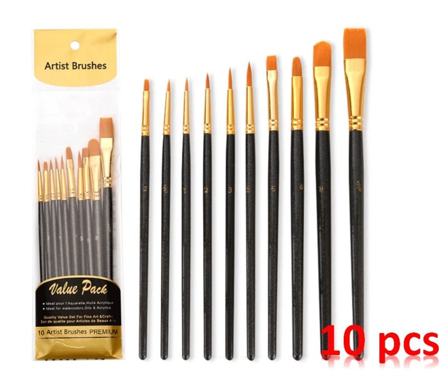 Watercolour Paint Set 36 Colours | 10 Artist Brushes Included | Portable Kit for Beginners & Professionals Alike