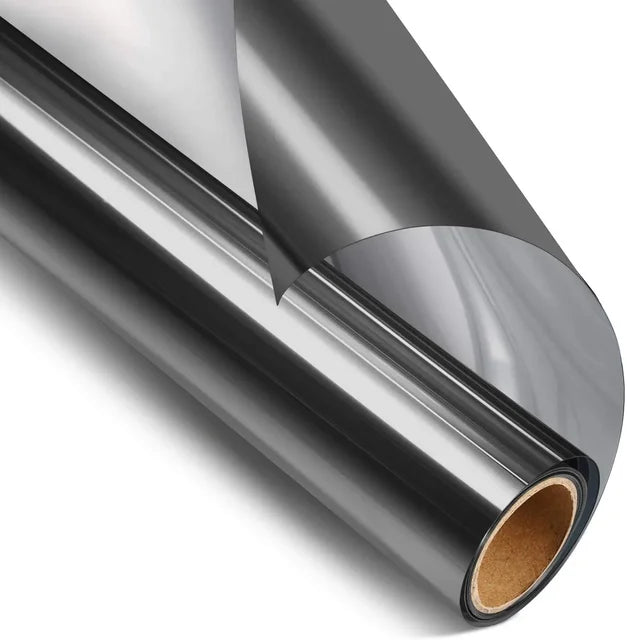 Window Insulation Film PET | Heat Reflective, Self-Adhesive & Reusable | Reduces Heat Loss & Boosts Daytime Privacy