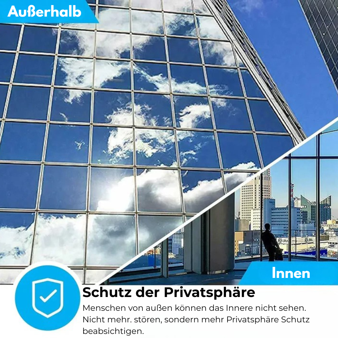 Window Insulation Film PET | Heat Reflective, Self-Adhesive & Reusable | Reduces Heat Loss & Boosts Daytime Privacy