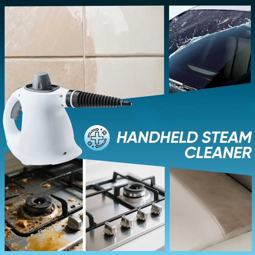 Window Steam Cleaner | Squeegee Head, Attachment Kit