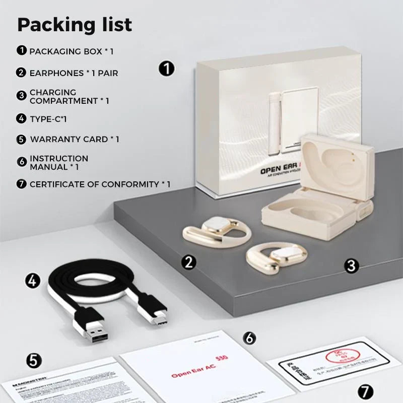 Wireless Bluetooth Earbuds Bluetooth 6.0 | IPX5 Waterproof Sports Design | Long Battery Life with Charging Case