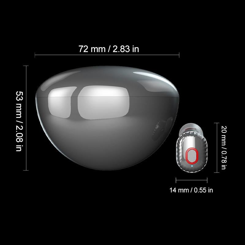Wireless Earbuds Bluetooth 5.1 Sweatproof Fast Charging with 10 m Range