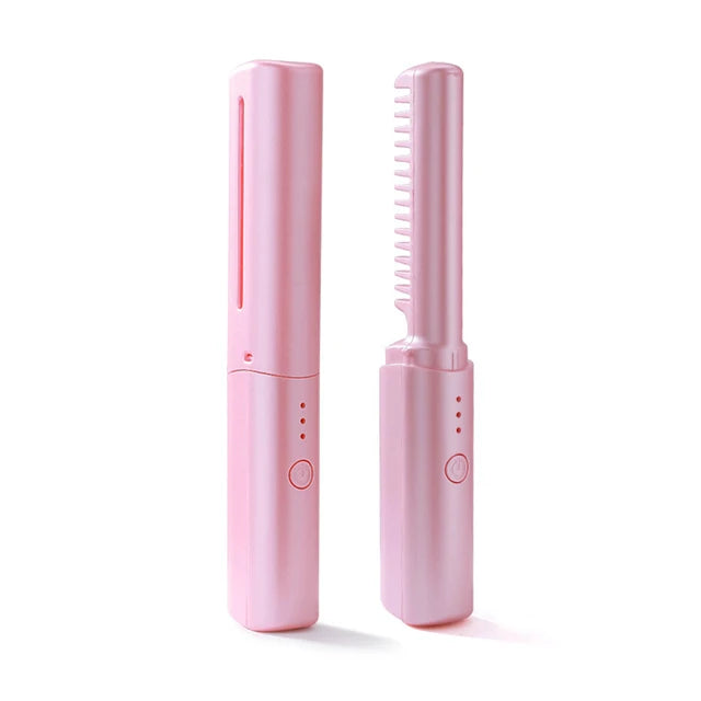Wireless Hair Straightener | Cordless Heated Comb
