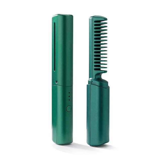 Wireless Hair Straightener | Cordless Heated Comb