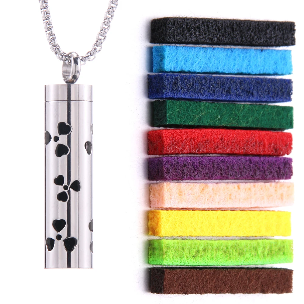 Women's Aroma Diffuser Necklace | Interchangeable Scent Pads & Comfort Fit