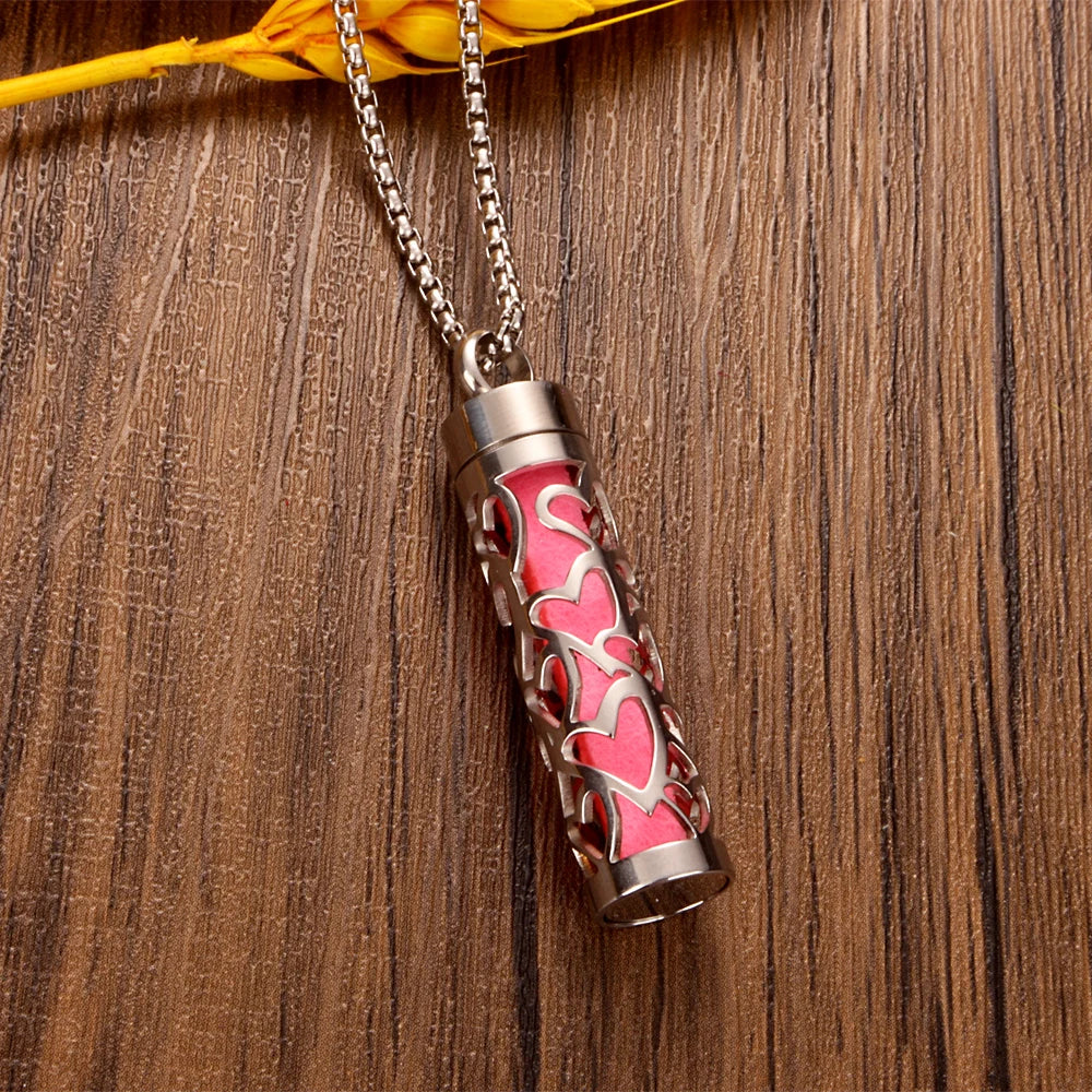 Women's Aroma Diffuser Necklace | Interchangeable Scent Pads & Comfort Fit