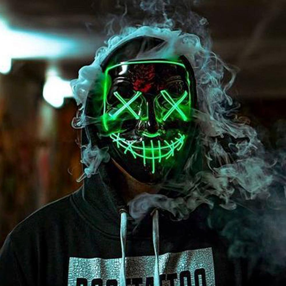 Women's LED Light Up Mask | Glowing Effects & Costume Wear