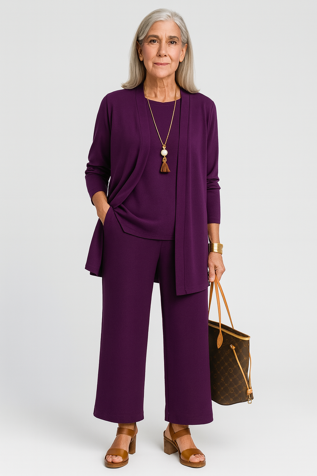 Women's Plus Size 3-Piece Set - Lightweight - Mid-Season - Mix & Match