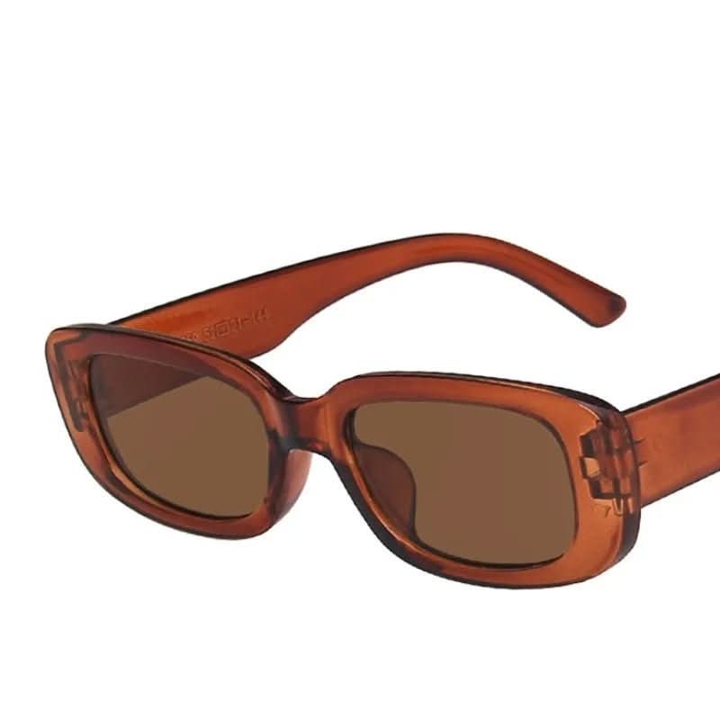 Women's Rectangular Sunglasses - Polycarbonate - UV400 Protection - Glare-Free