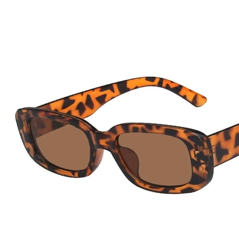 Women's Rectangular Sunglasses - Polycarbonate - UV400 Protection - Glare-Free